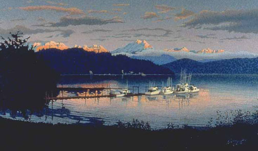 Buy Sunset Cove Art Print